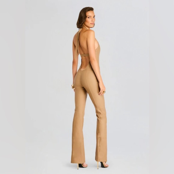 Retrofete Cynthia jumpsuit NWT size small color tannin - Picture 2 of 6